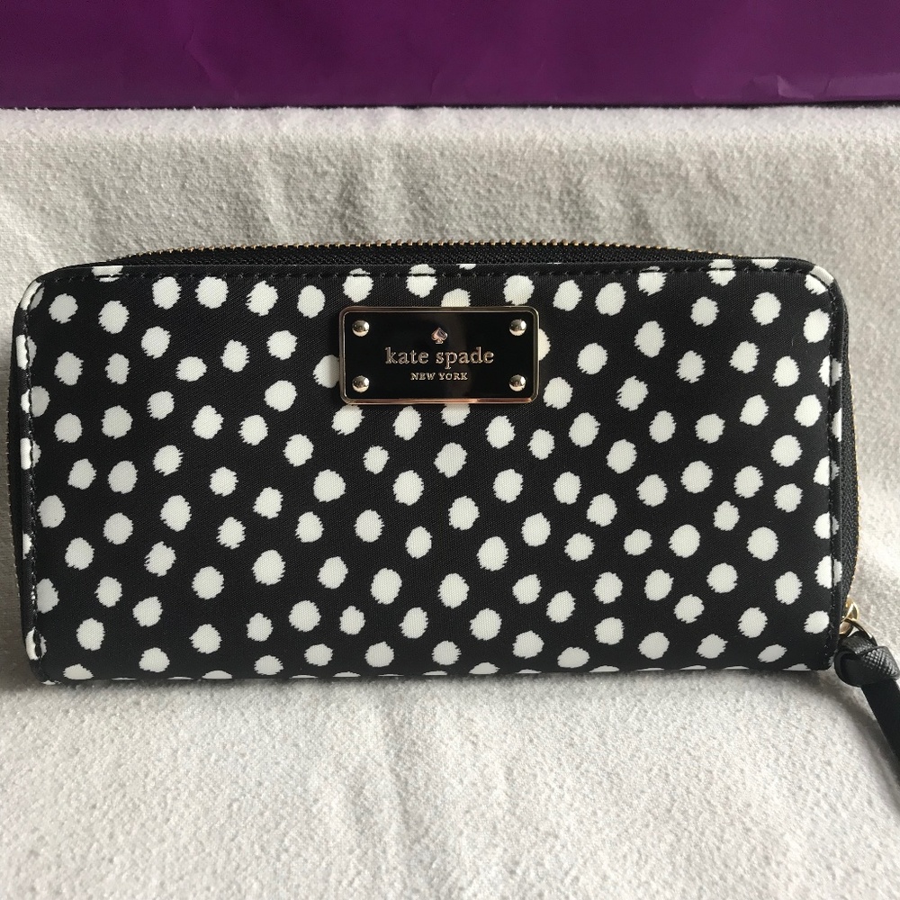 NWT Kate Spade Wilson Road MusicalDots Wallet